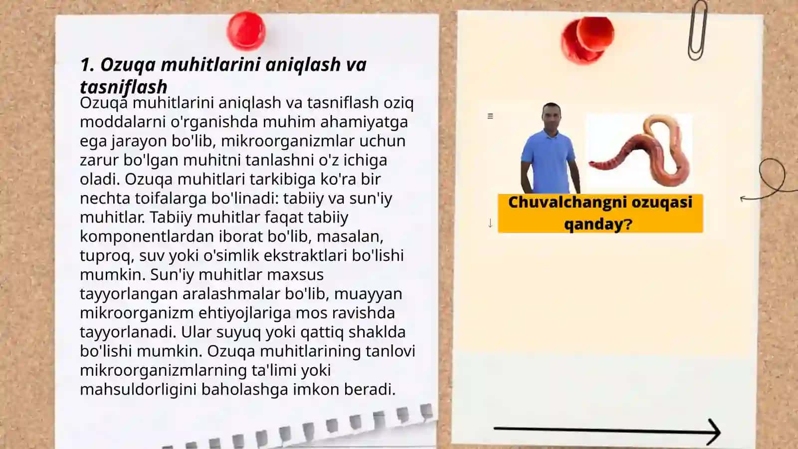 Ozuqa muhitlarini standartlash 3