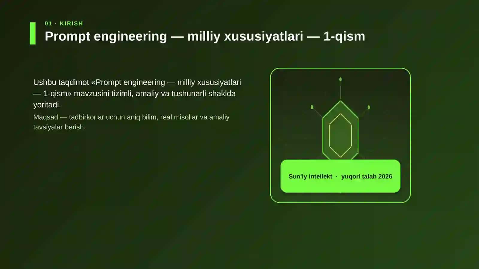 Prompt engineering — milliy xususiyatlari — 1-qism 3
