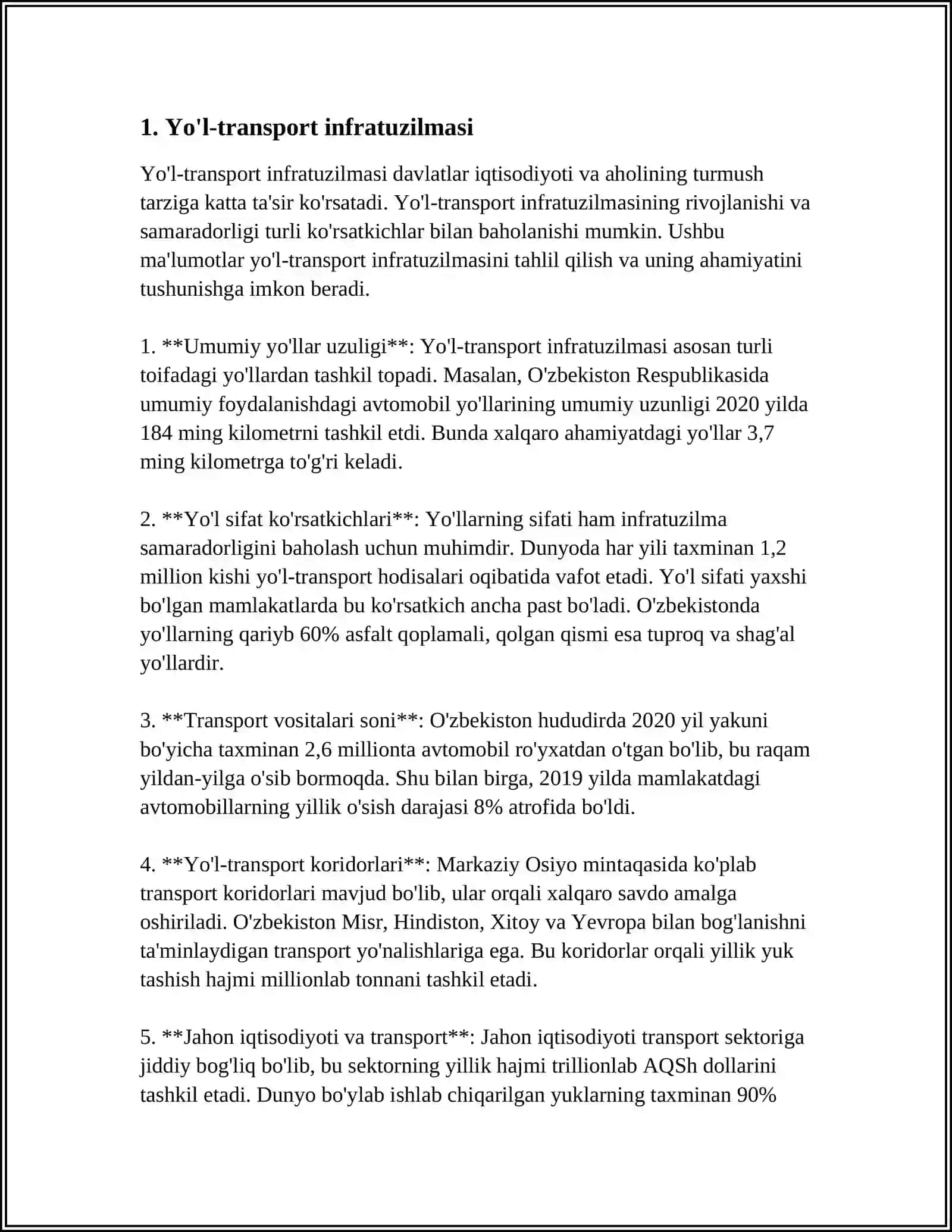 BOZOR INFRATUZILMASI VA UNING UNSURLARI 3