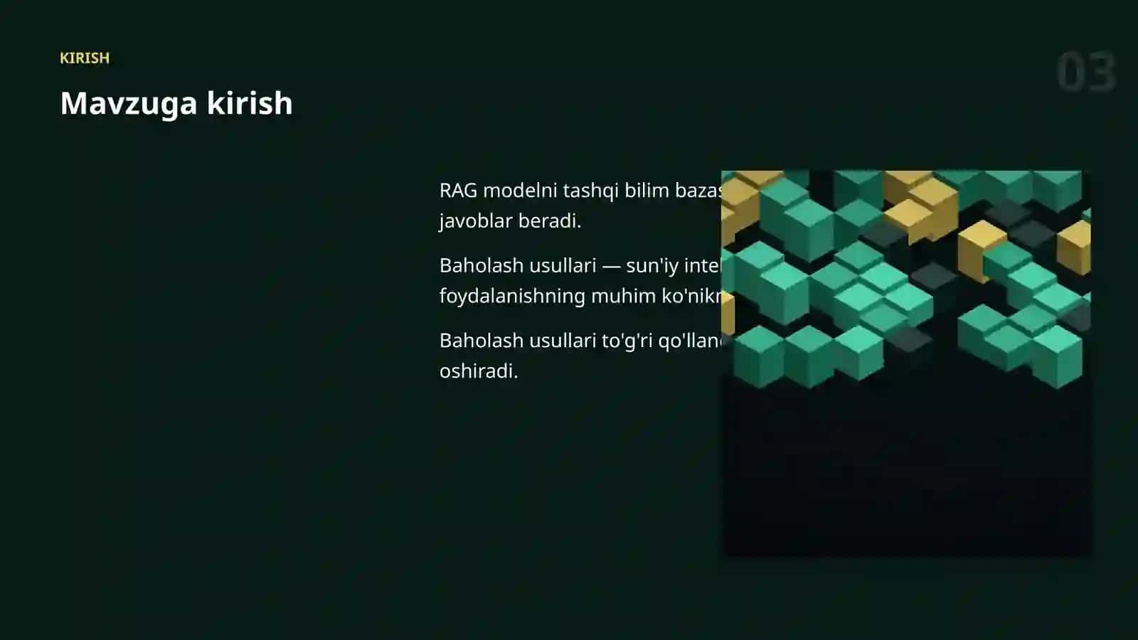 Baholash usullari 3