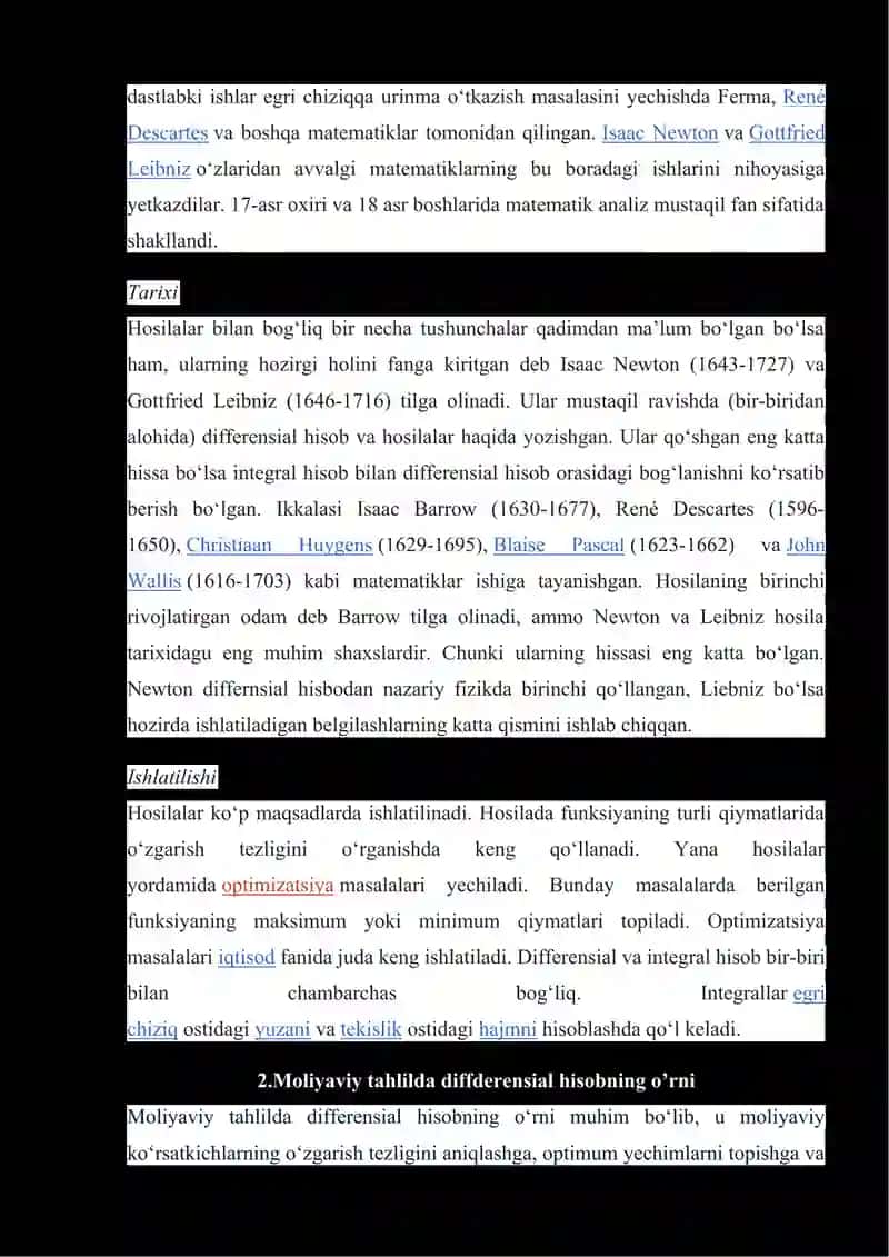 Moliyaviy tahlilda differensial hisob tatbiqlari 3