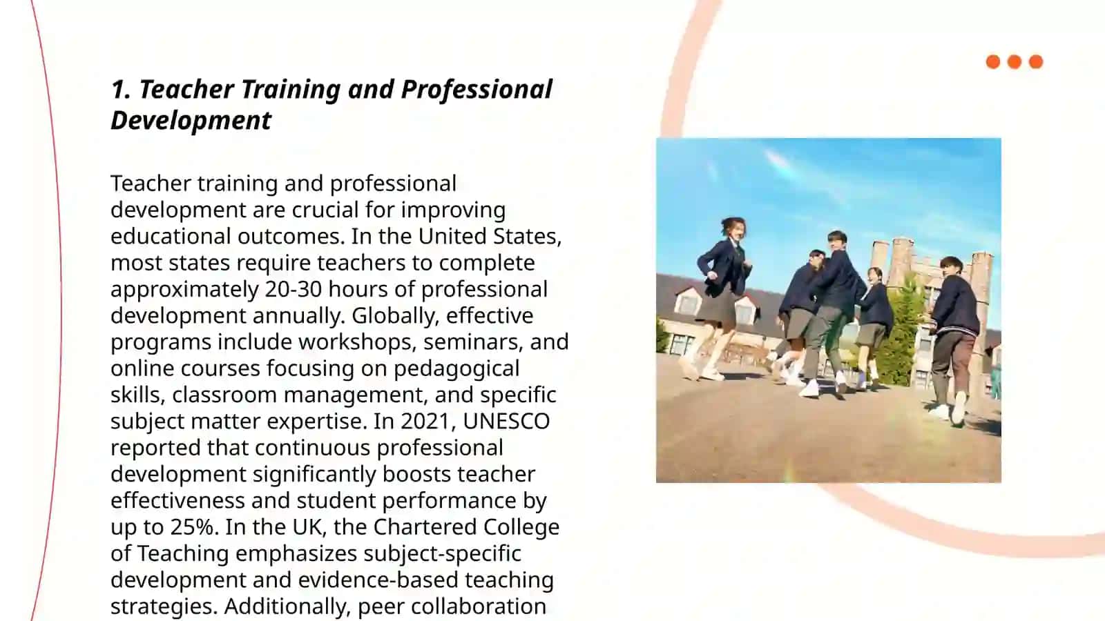 Mavzu: "How to improve the quality of teaching in schools" 3