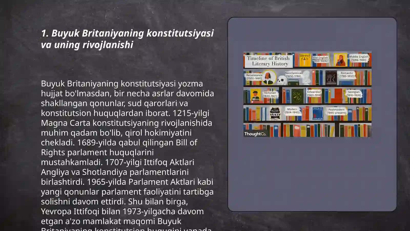 Buyuk Britaniyaning konstitutsiyasi va uning rivojlanishi 3