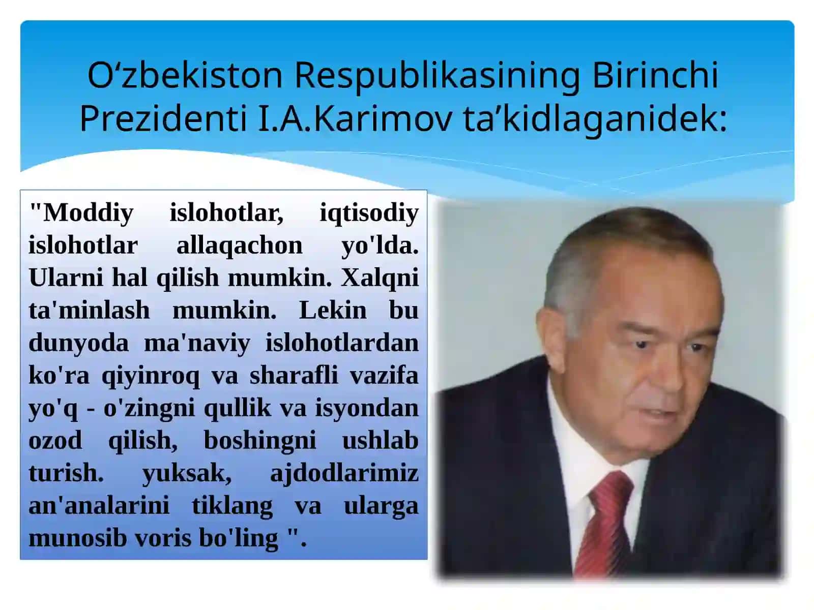 Ma'naviy merosning tiklanishi 3