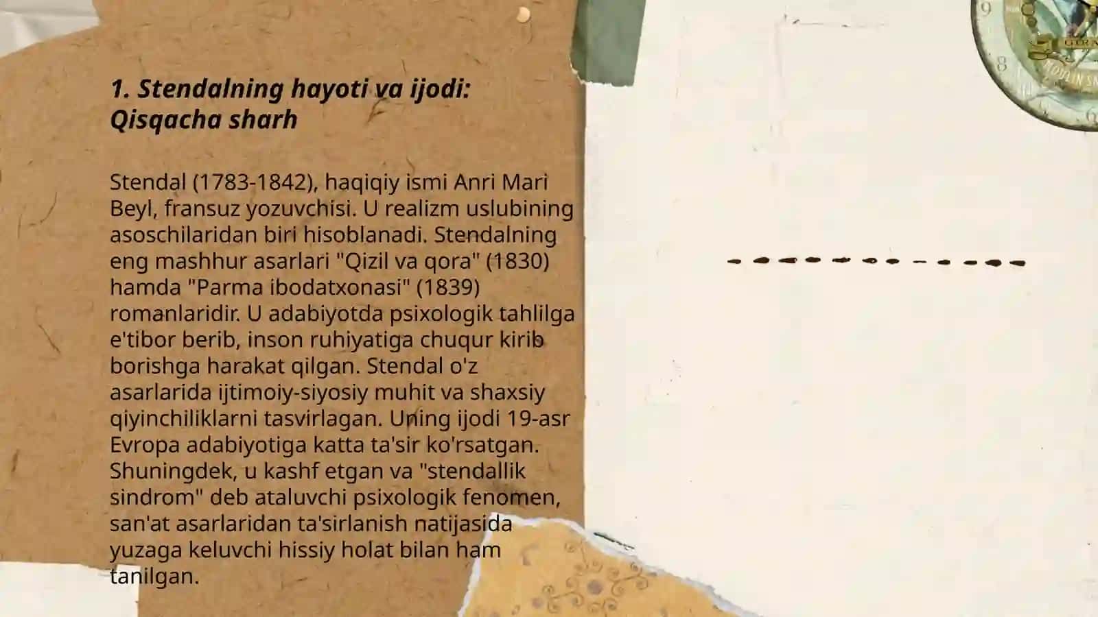 Standalning hayoti va ijodi 3