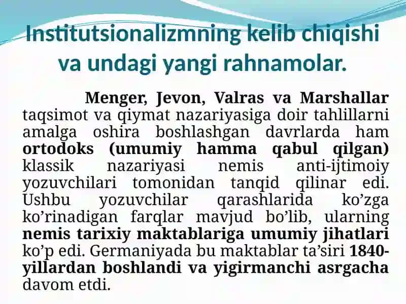 INSTITUTSIONALIZM 3