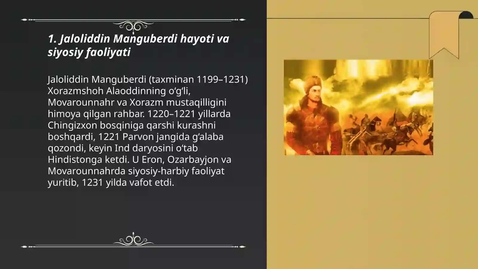 Jaloliddin Manguberdi - Vatan himoyachisi 3