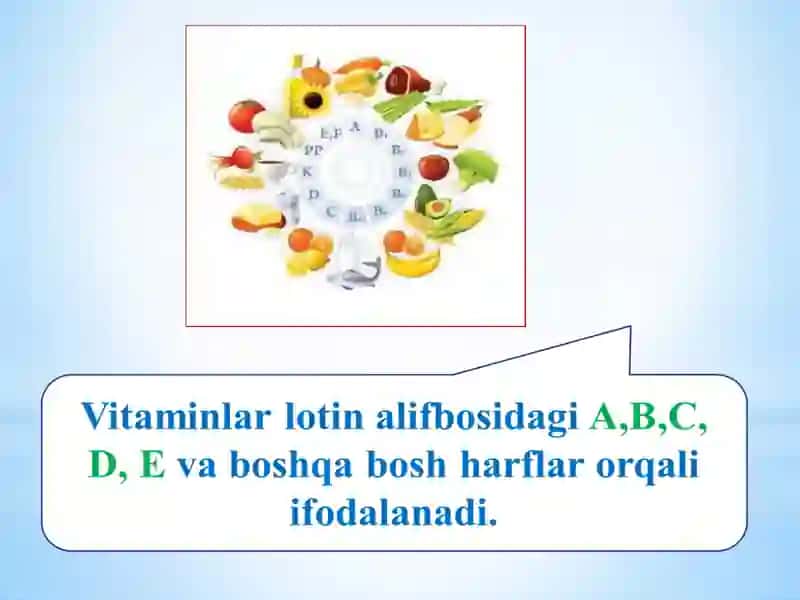 Vitaminlar va ularning ahamiyati 3