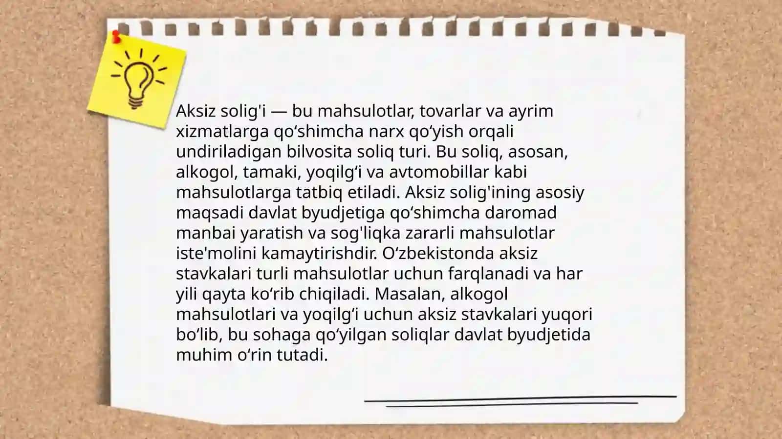 Aksiz solig'i va uning soliq tizimida tutgan oʻrni 3
