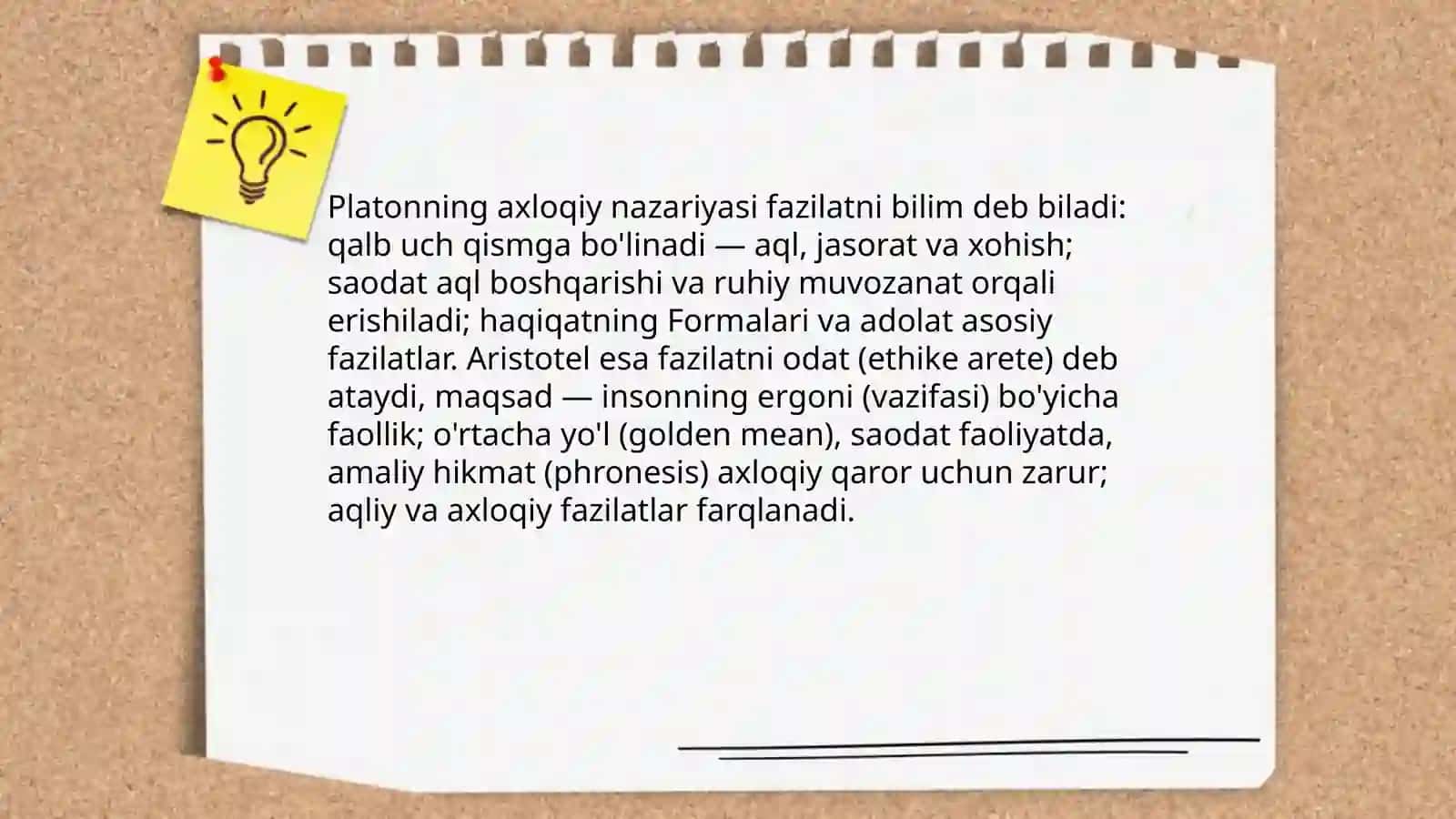 Platon va Aristotelning axloqiy nazariyalari 3