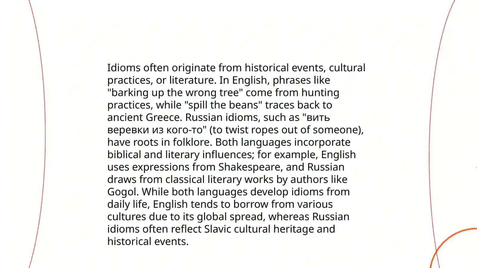 Comparative Analysis od Idioms in English and Russian 3