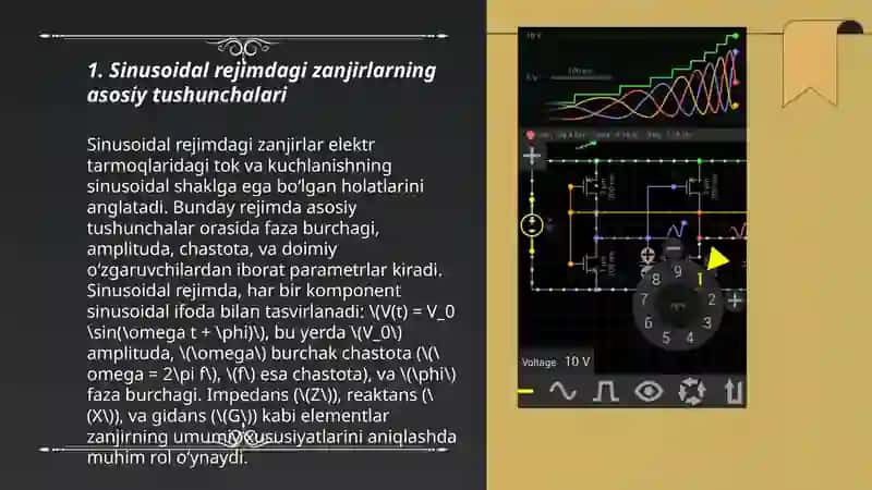 Sinusoidal rejimdagi elektr zanjirla 3