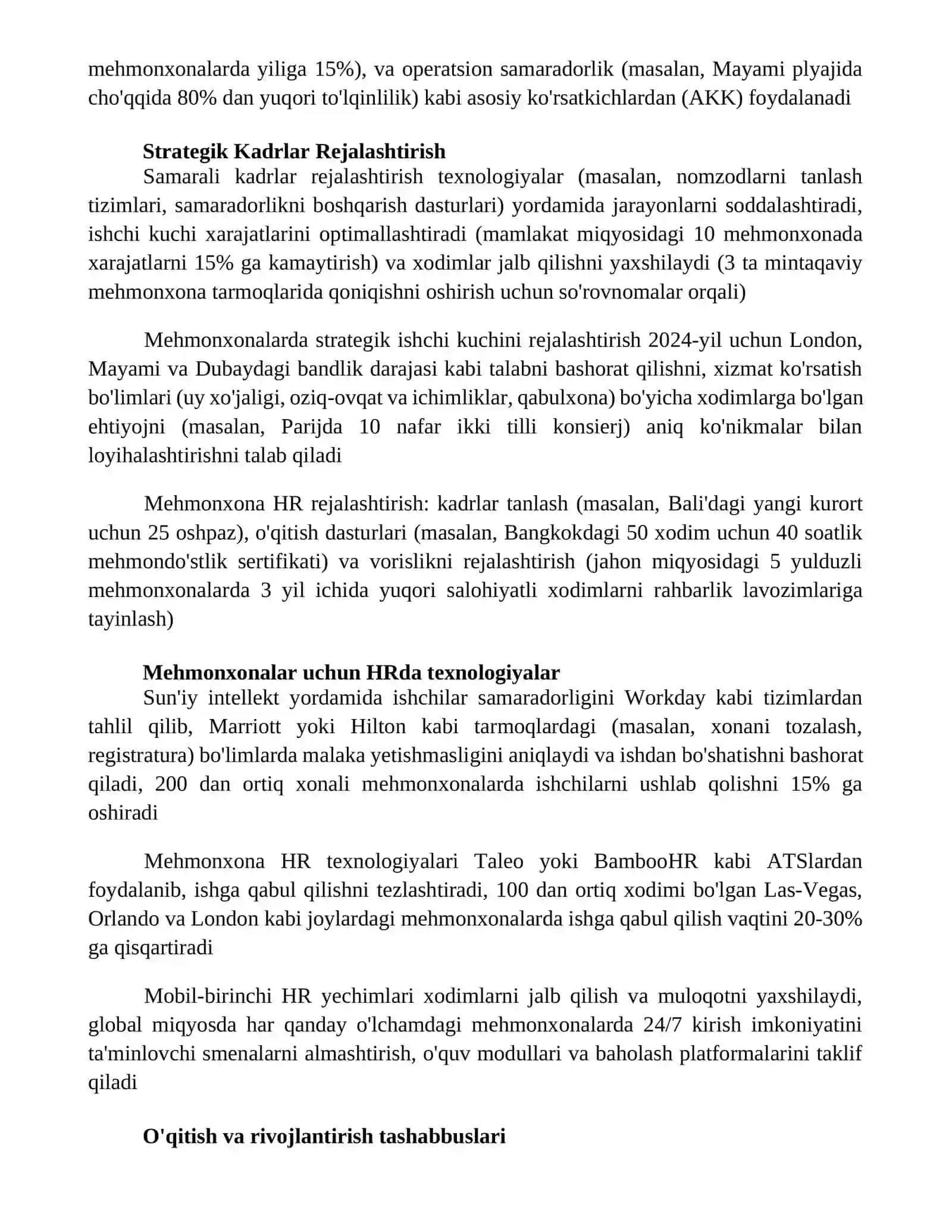 Mehmonxonada inson resurslarini rejalashtirish 3