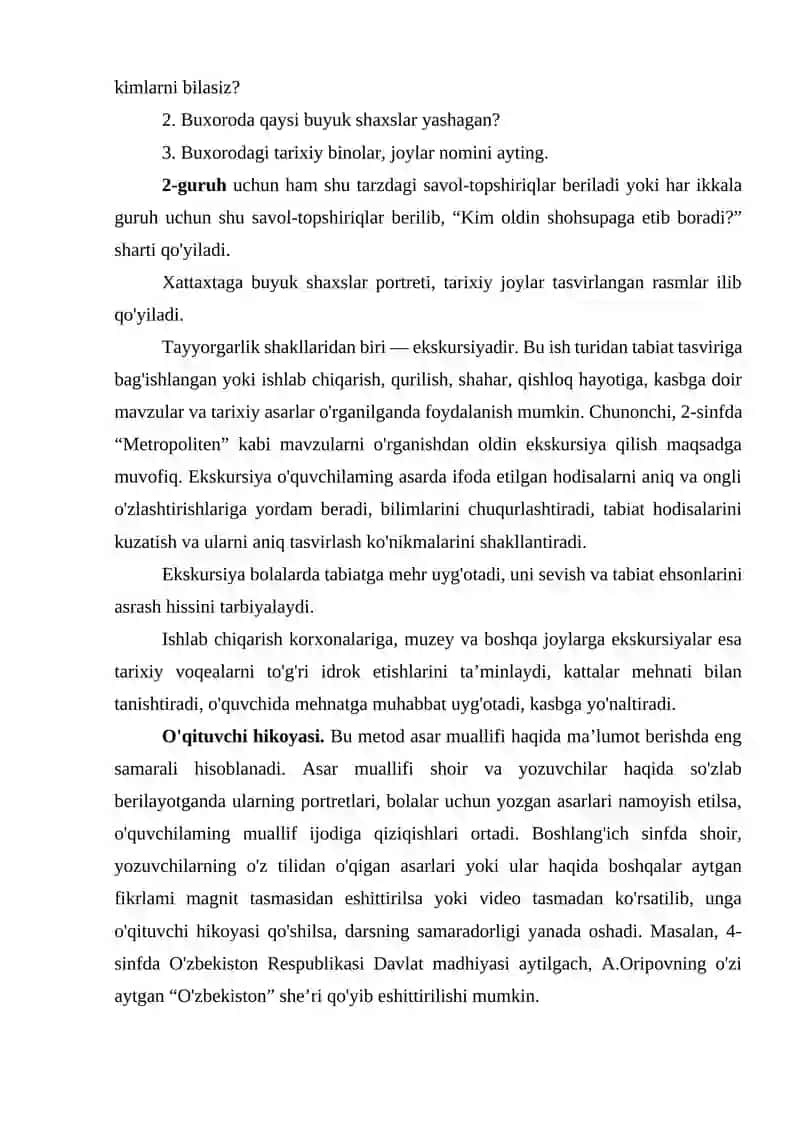 Asar matni bilan tanishish 3