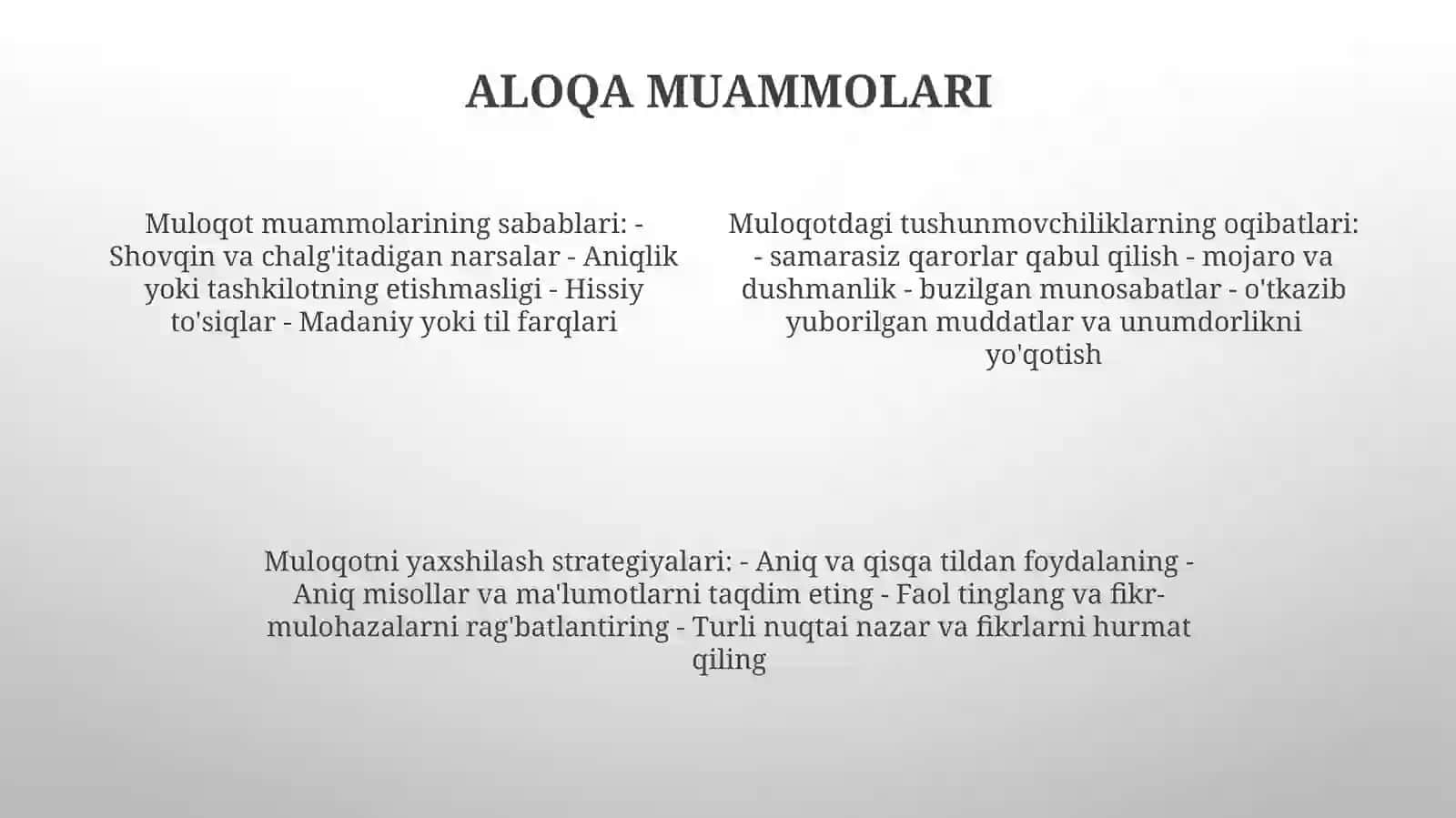 Kasbiy Faoliytda Muammoli Vaziyatlar 3