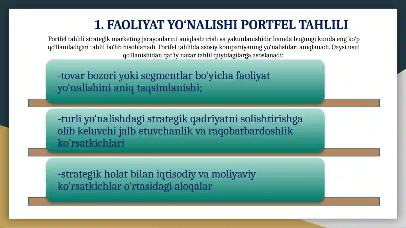 MARKETING STRATEGIYASINI TANLASH 3