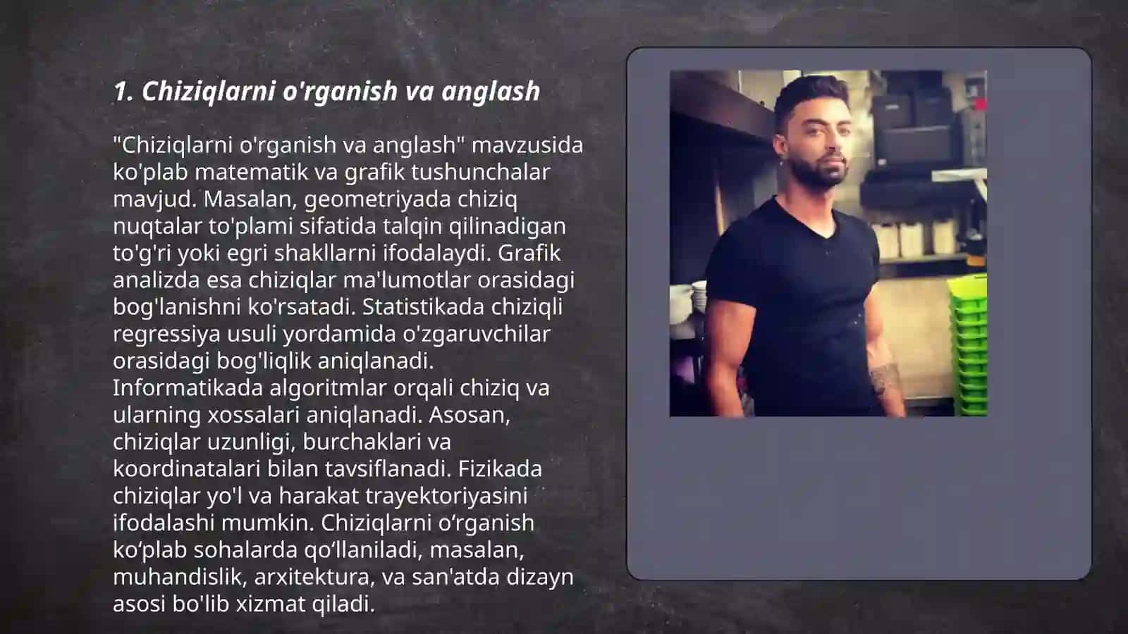 Chiziqlarni o'rganish va anglash 3
