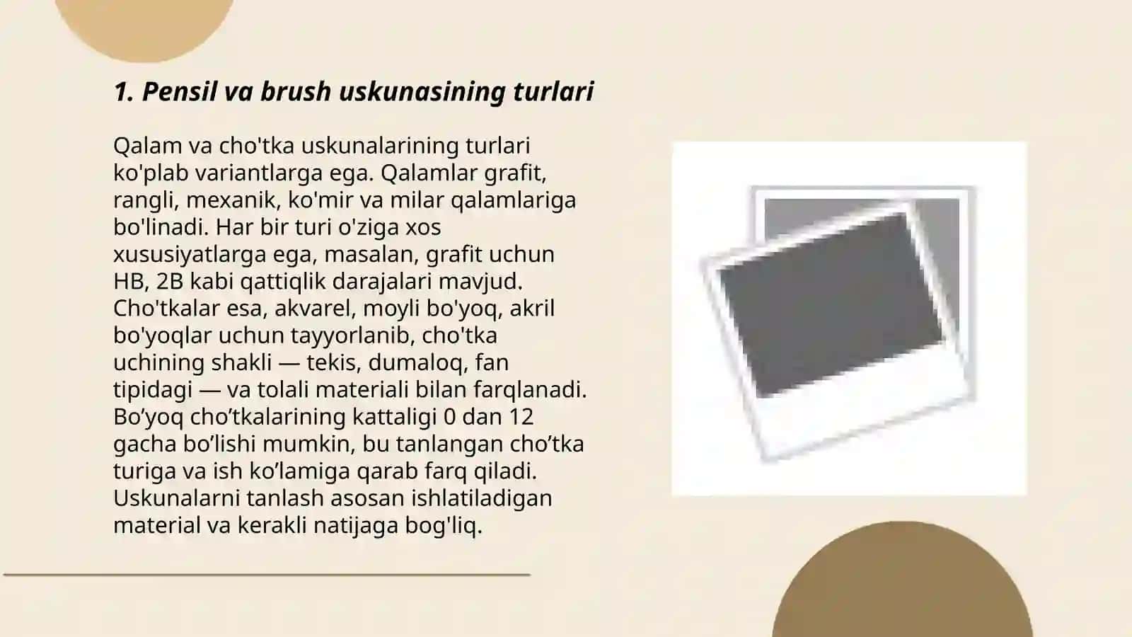 Pensil va brush uskunasidan foydalanish 3