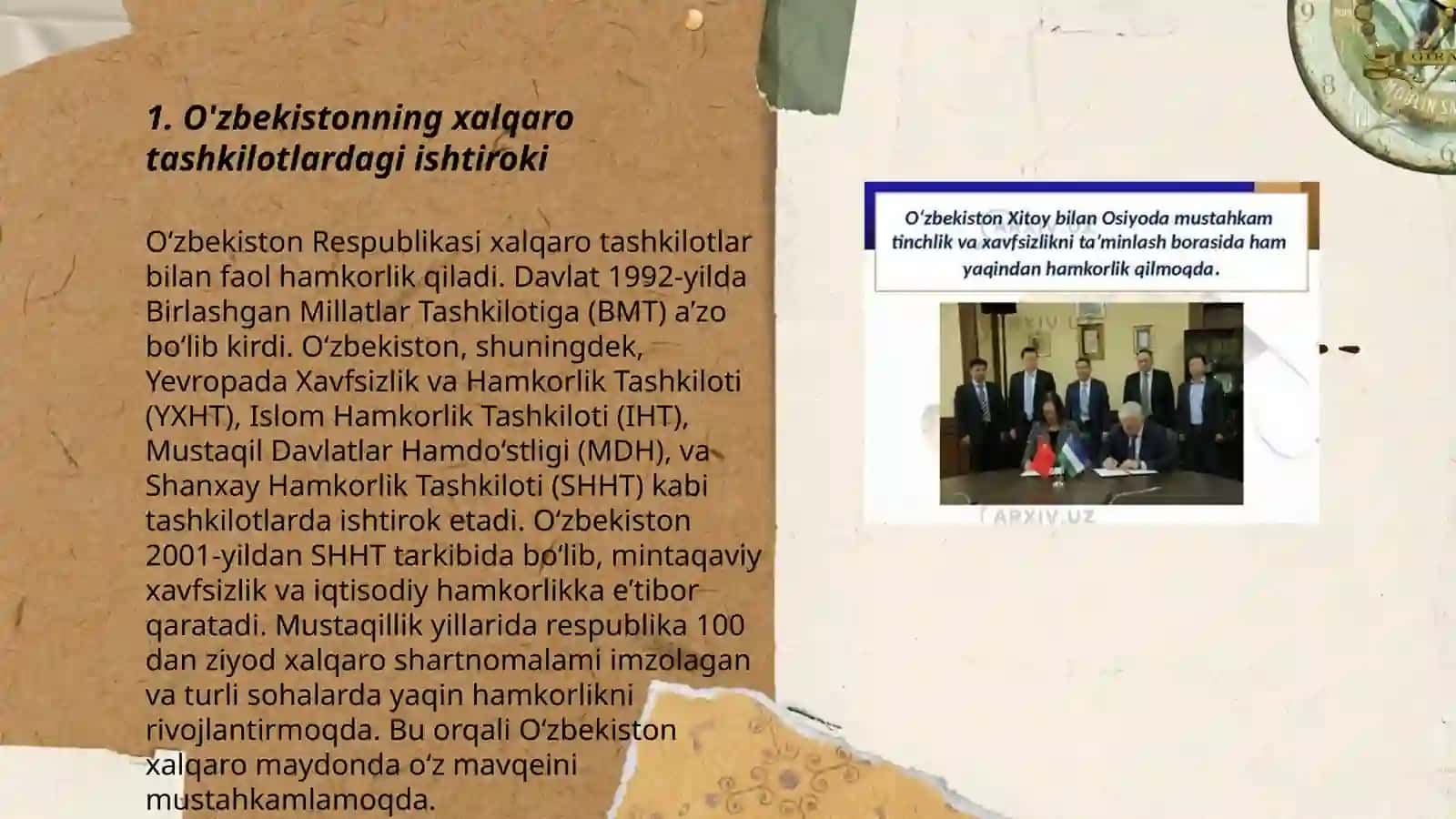O'zbekiston va jahon hamjamiyati 3
