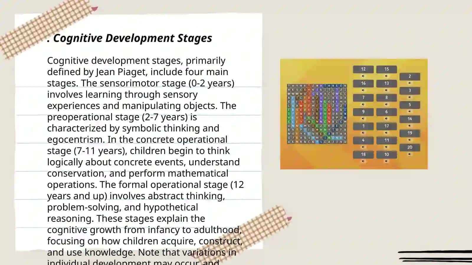 Principles of teaching different age groups 3