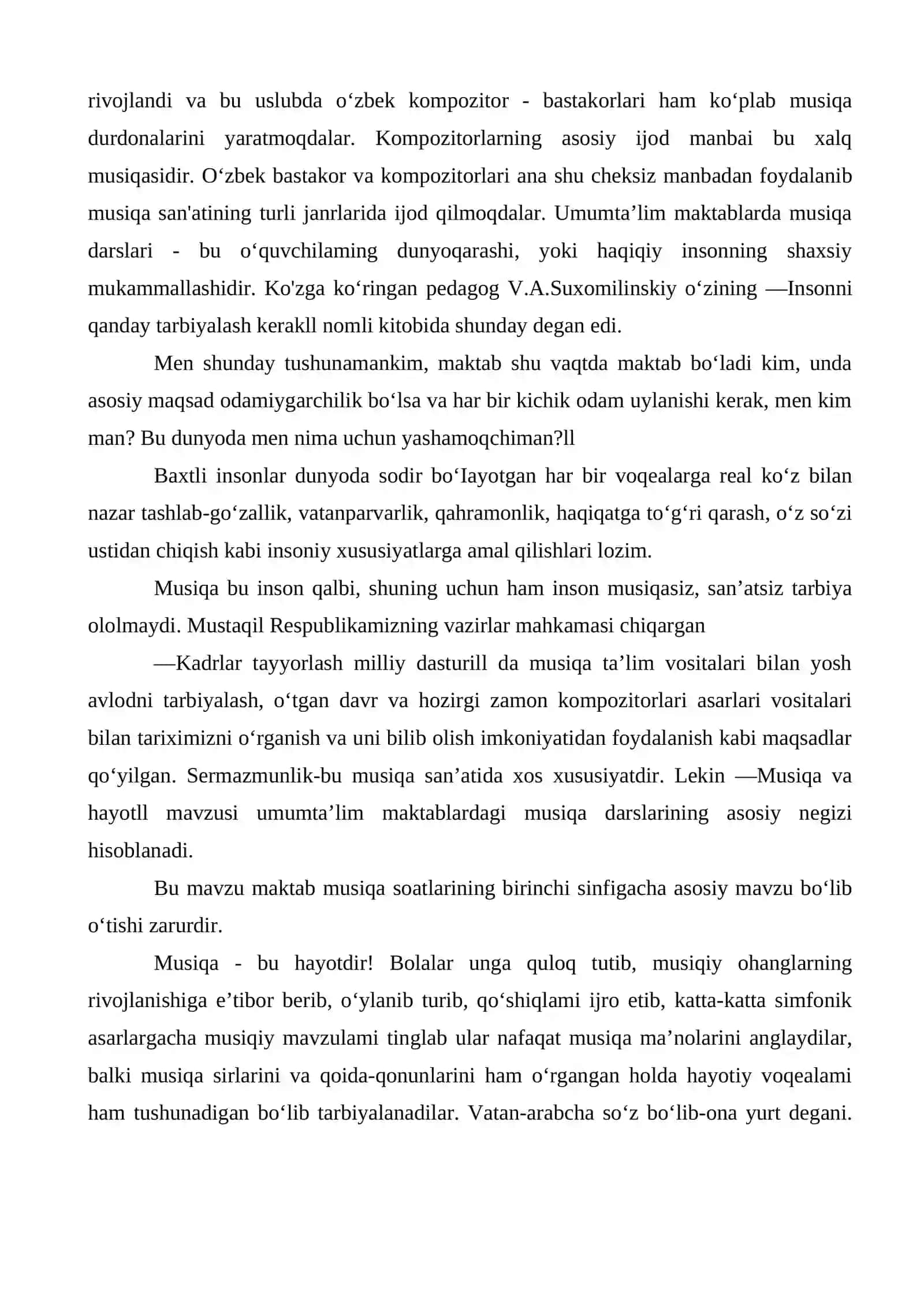 O‘zbek bastakorlari ijodi 3