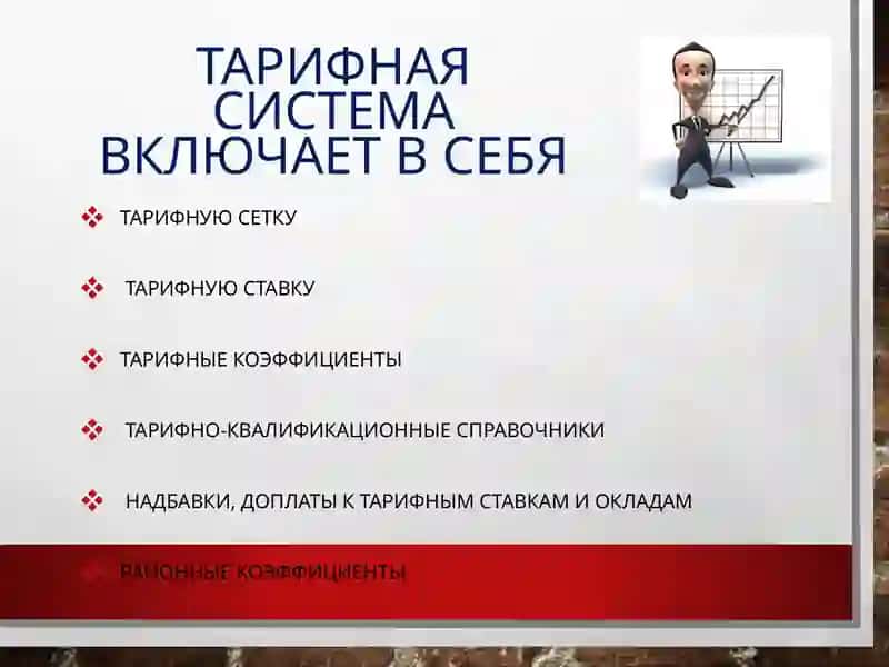 Тарифная система оплаты труда 3