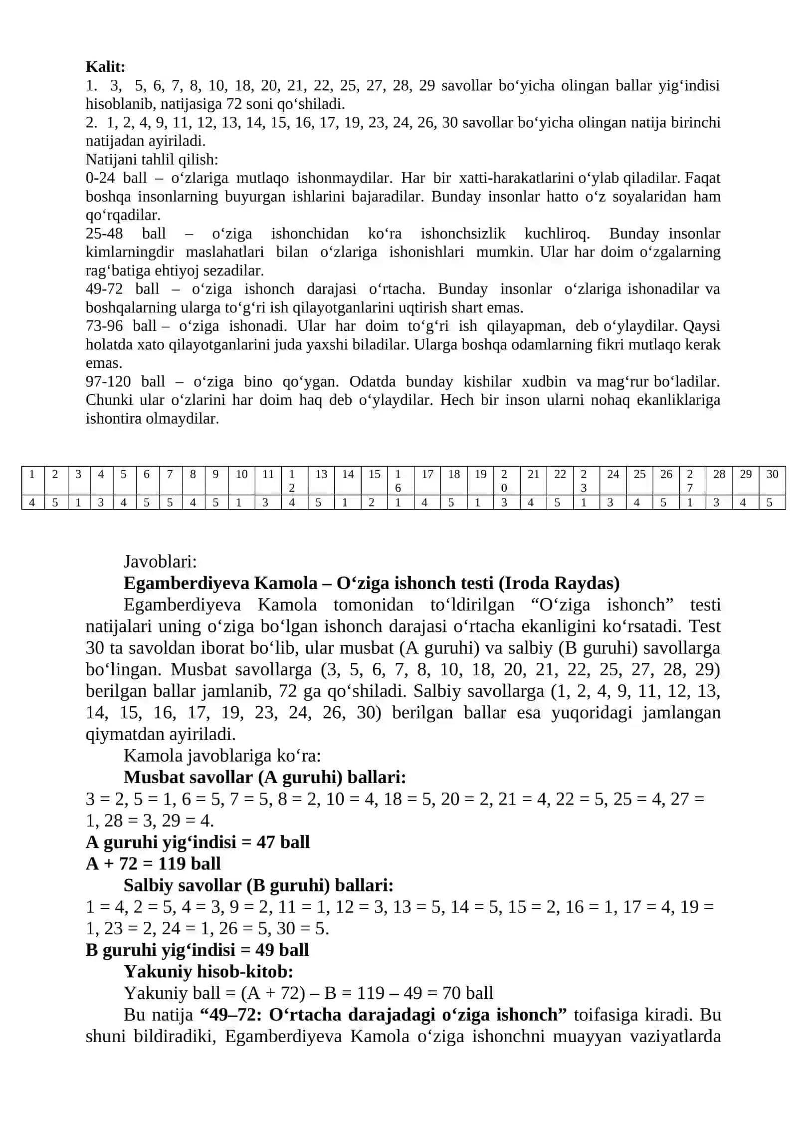 Sport psixologiyasi fanidan MUSTAQIL ISHI 3