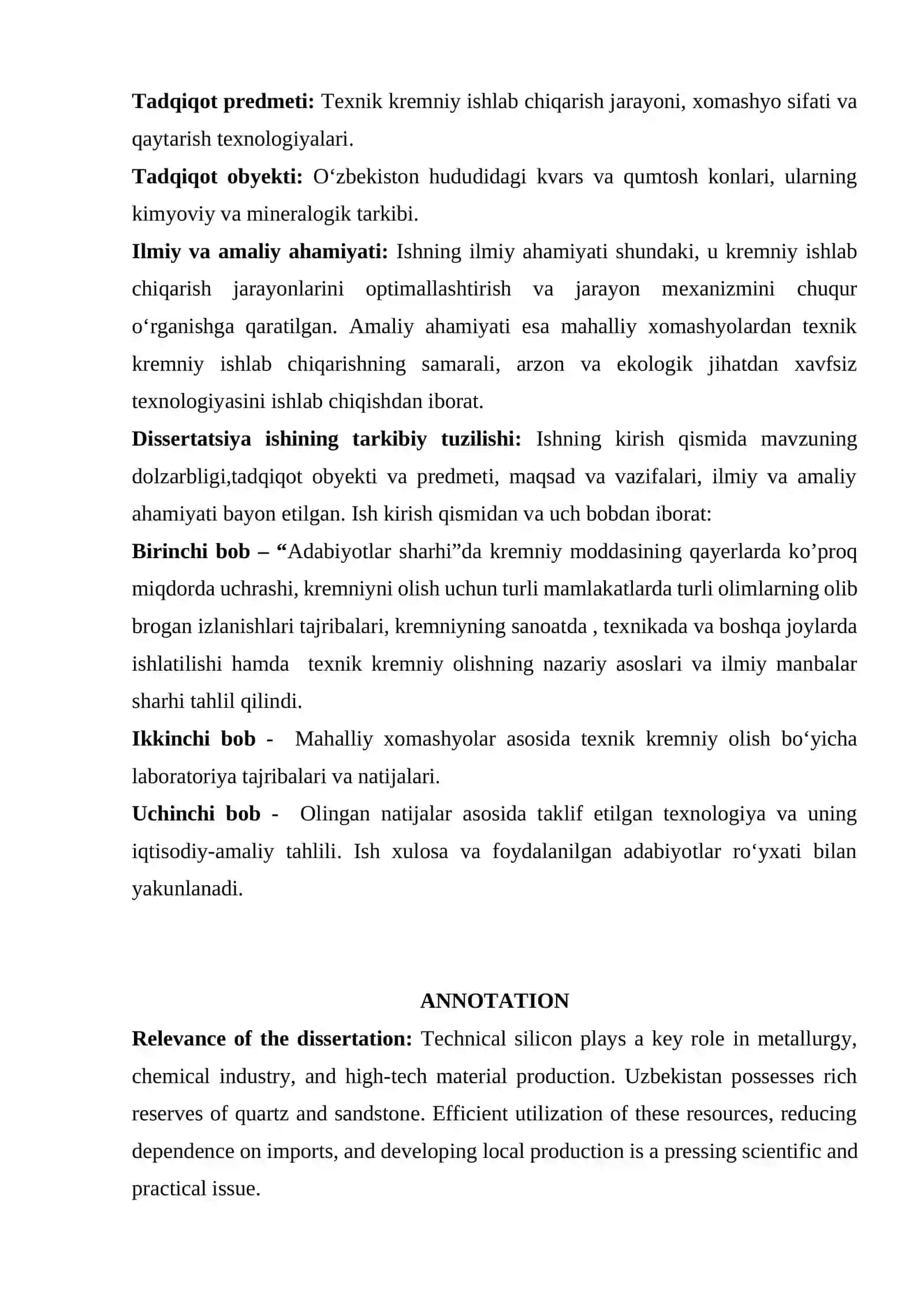 Texnik kremniy oluvchi mahsulotlar 3