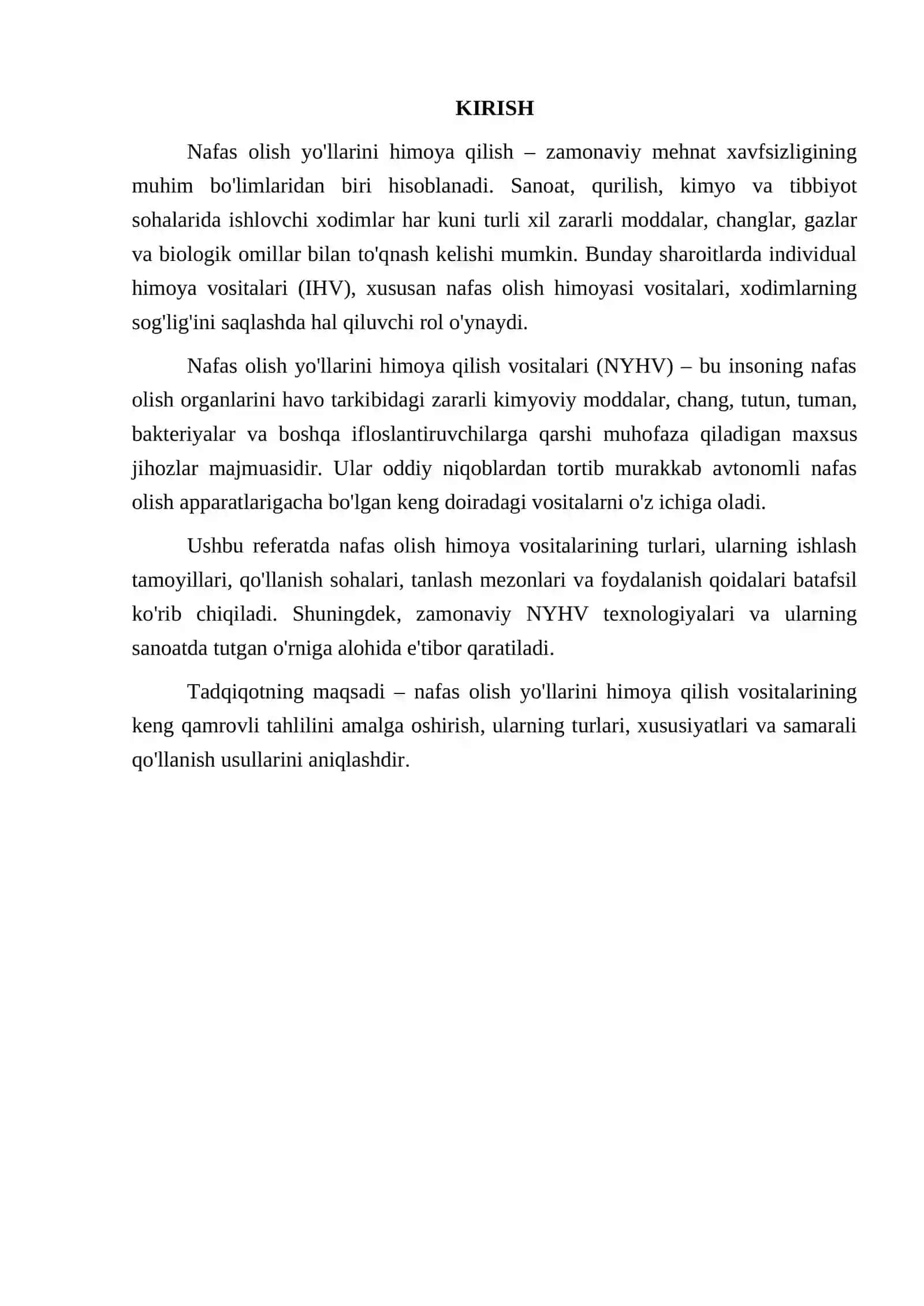 NAFAS OLISH YO'LLARINI HIMOYA QILISH VOSITALARI 3