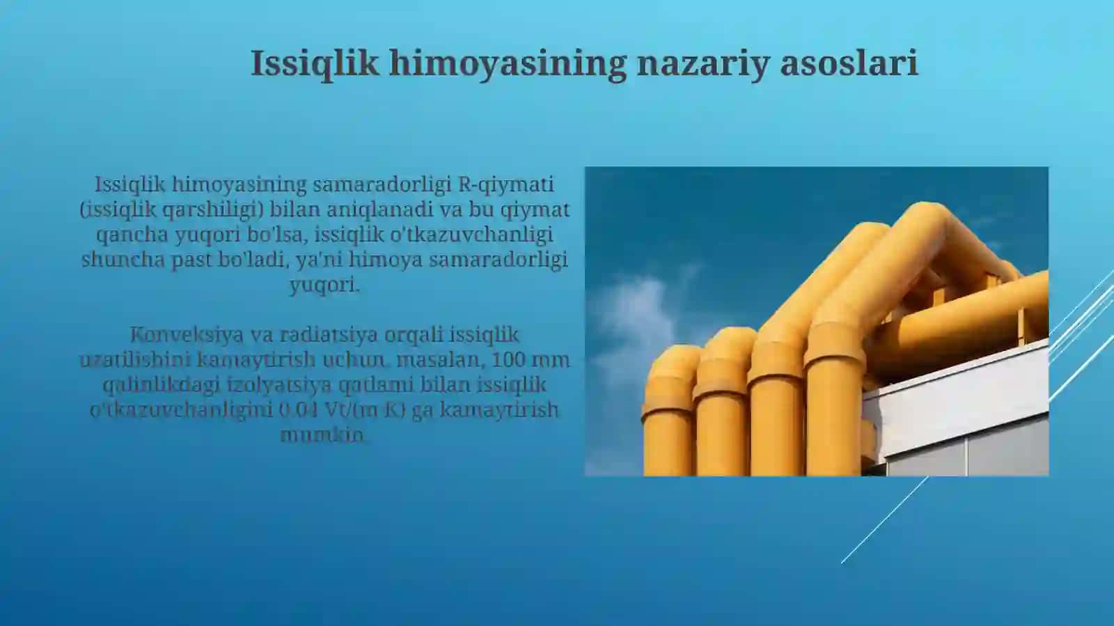 Binolarda issiqlik himoyalanishi nazariy asoslari 3