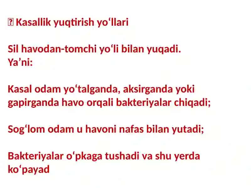 Sil kasalligida nur tashxisoti 3