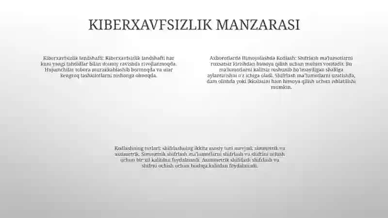 Axborotlarda Himoyalashda Kodlash 3