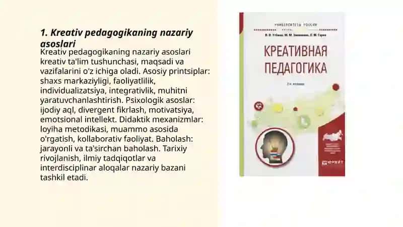 Kreativ pedagogika ilmiy yonalish 3