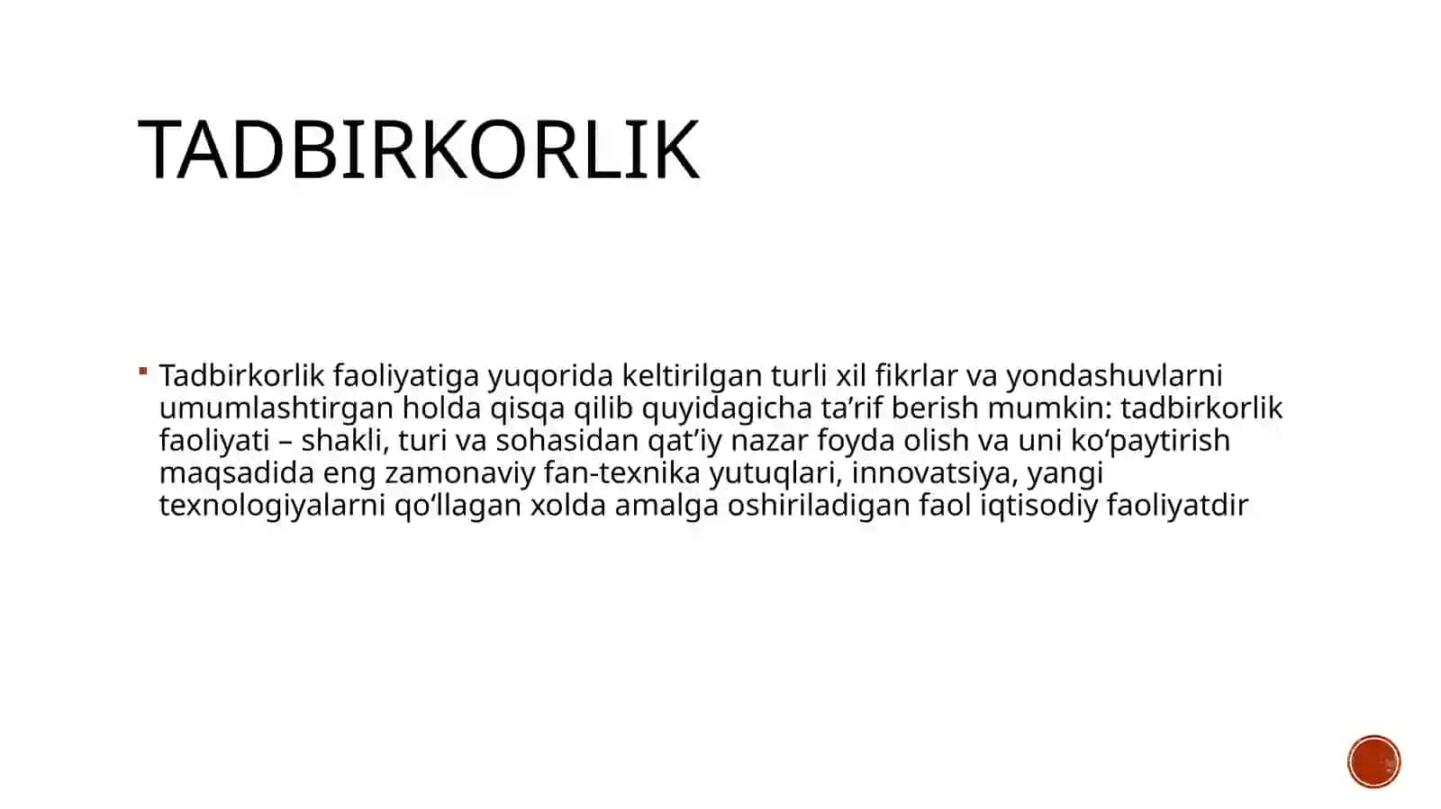 Tadbirkorlikta’rixi 3