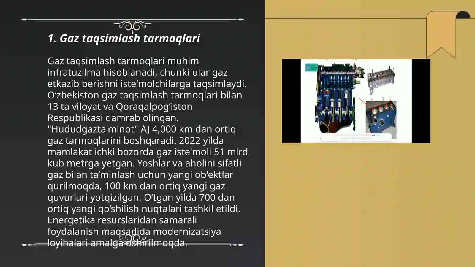 Gaz taqsimlash mexanizmi 3