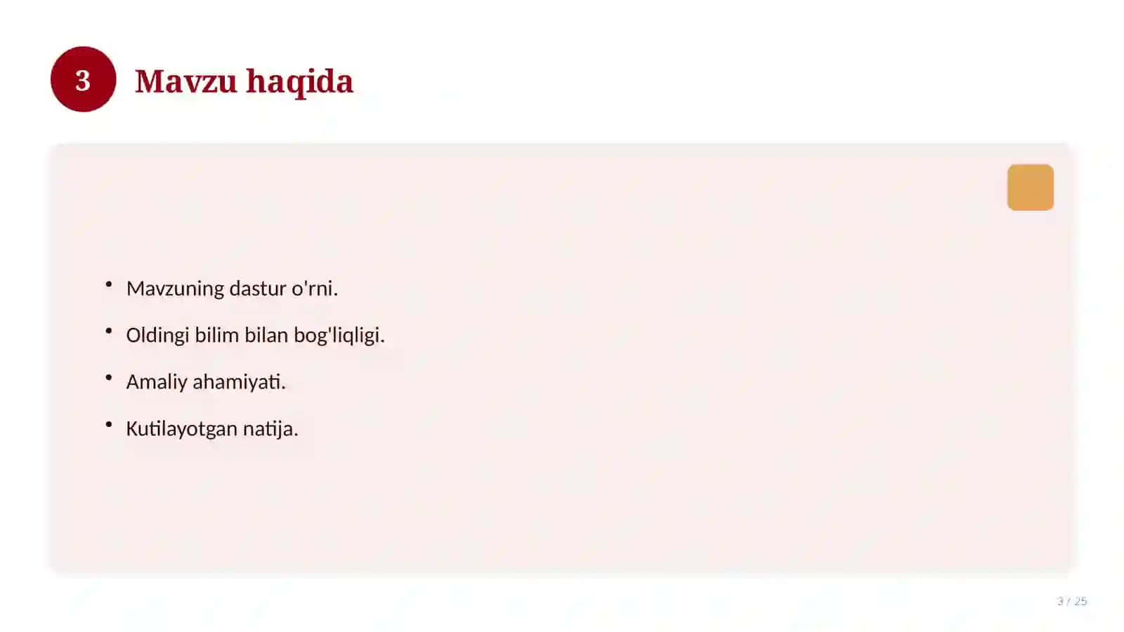 O'zbekiston tarixi fanidan 10-sinf uchun ochiq dars ishlanmasi 3
