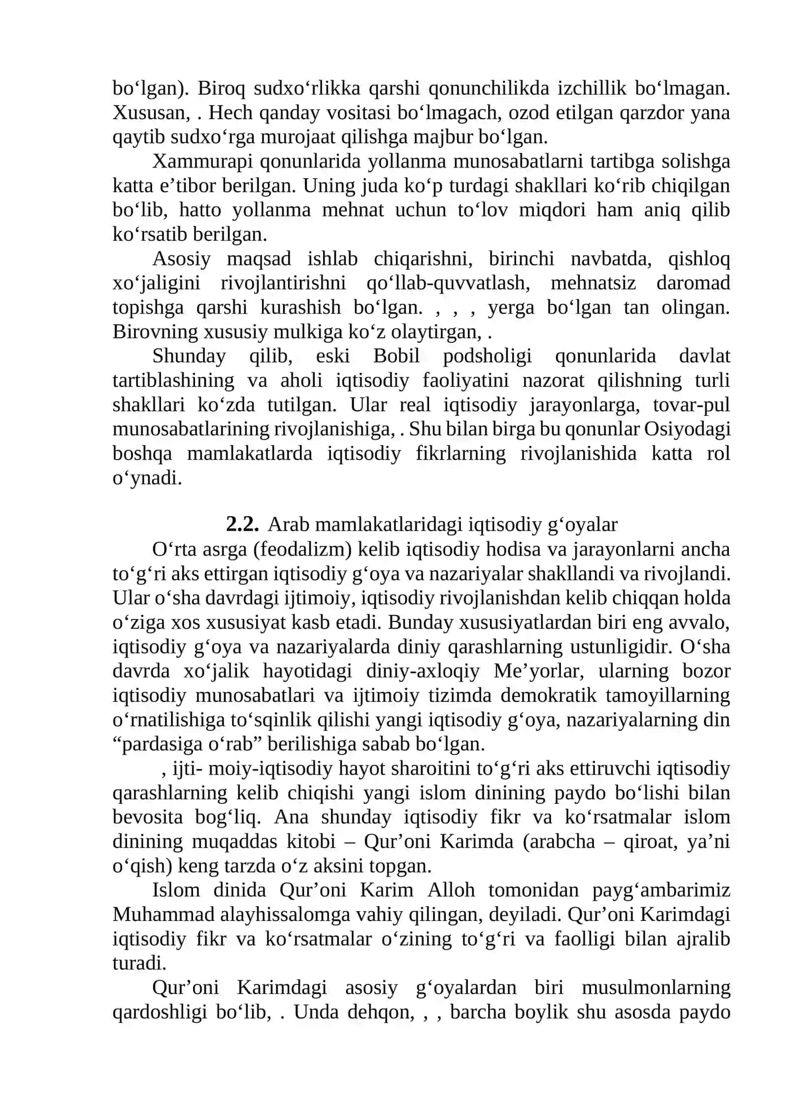 Qadimgi Iqtisodiy Ta’limotlar 3