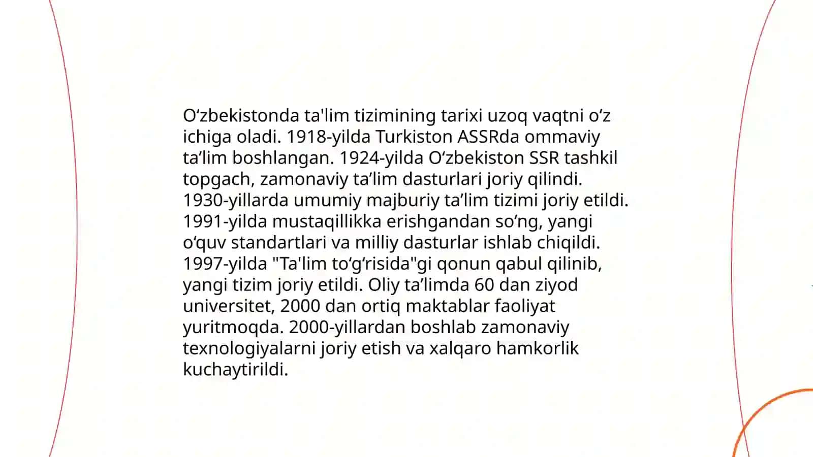 O'zbekistonda ta'lim tizimi va yoshlar siyosati 3
