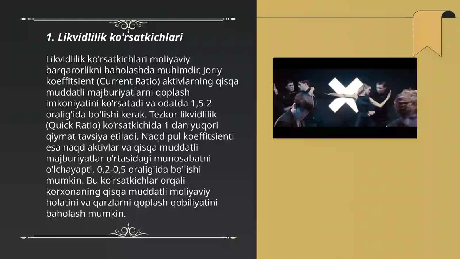 Likvidlilik ko'rsatkichlari 3