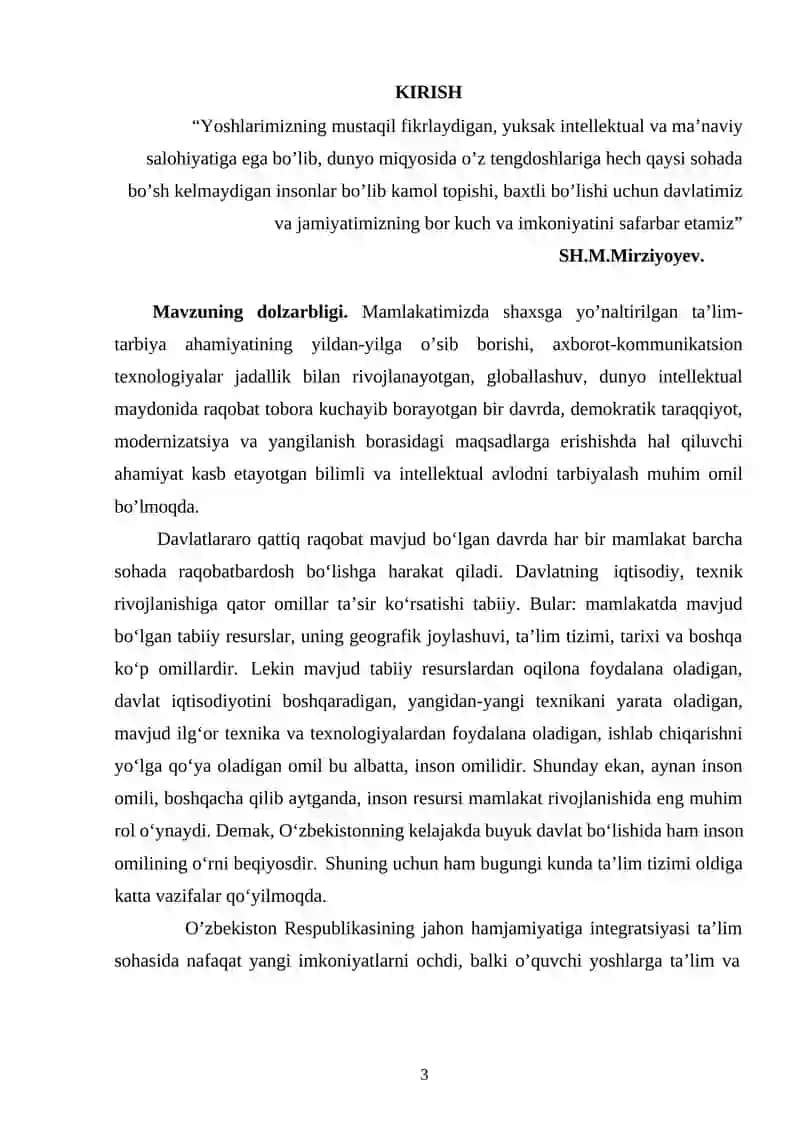 GEOMETRIYA ELEMENTLARINI O’QITISH 3