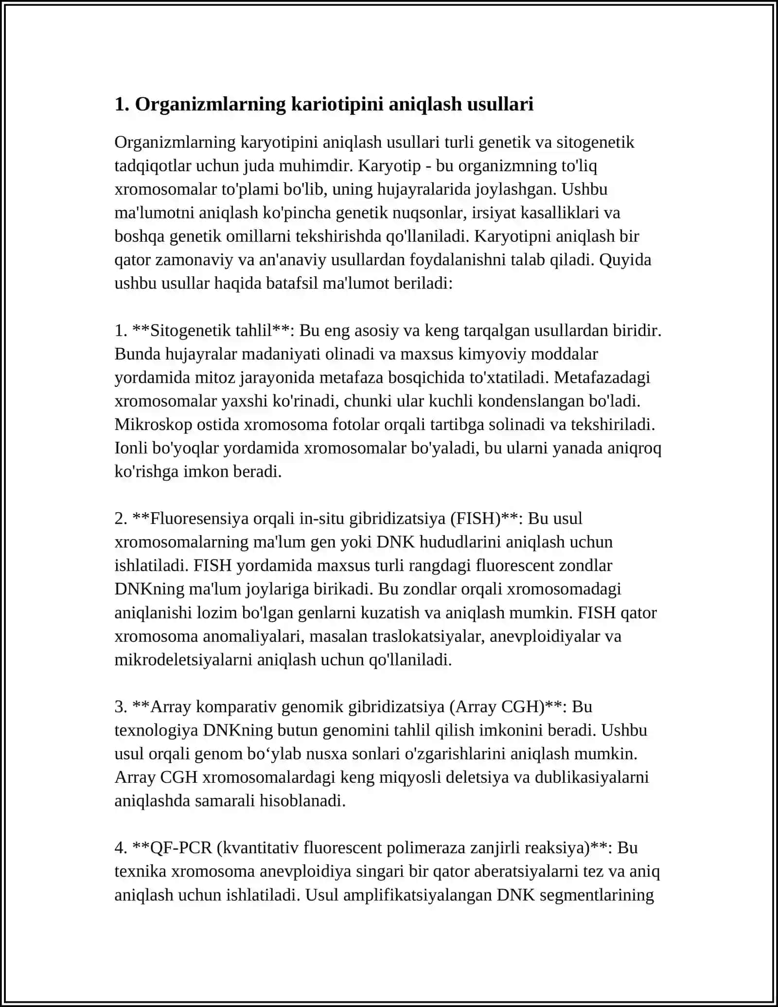 ORGANIZMLARNING KARIOTIPI VA IDIOGRAMMASI 3