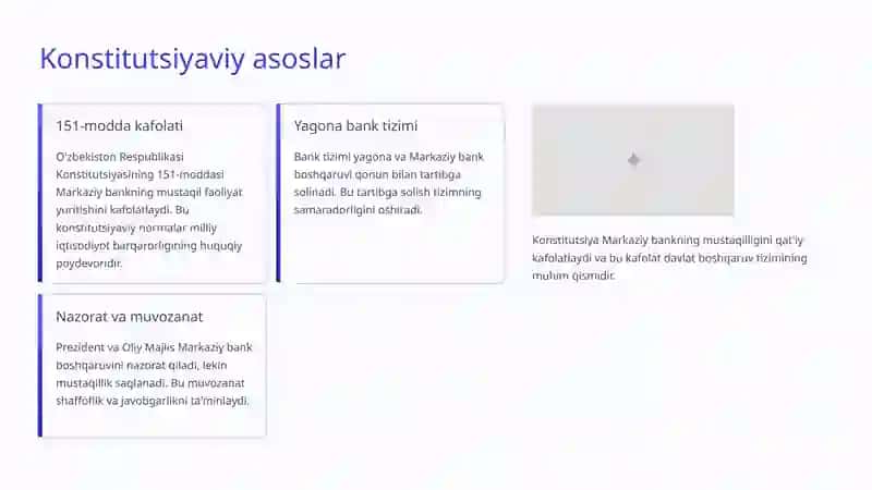 Markaziy bankning mustaqilligi masalasi 3