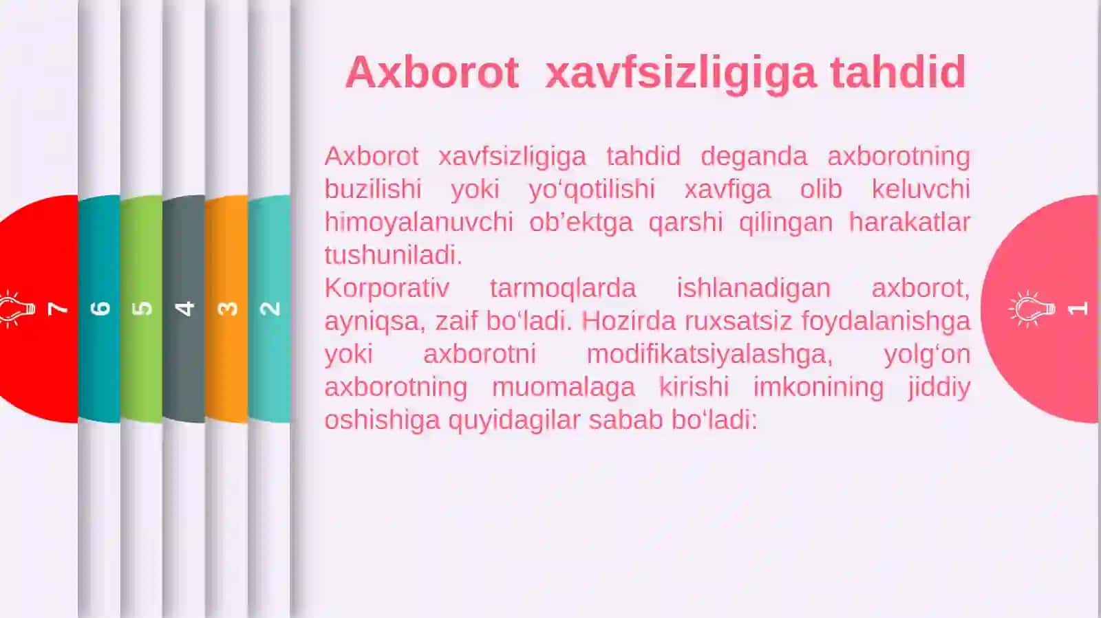 TEXNIK TIZIMLARDA TARMOQ XAVFSIZLIGI 3