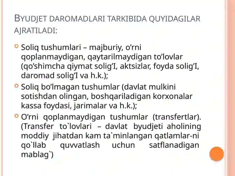 Moliya–kredittizimistatistikasi 3