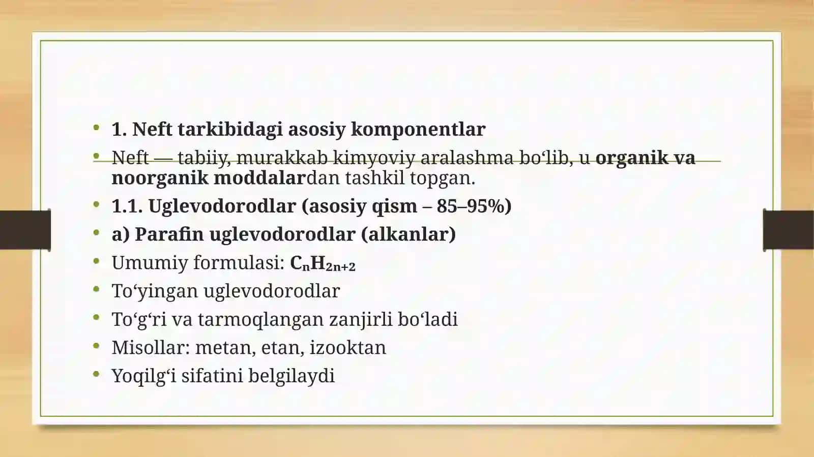 NEFTNING GETEROATOMLI BIRIKMALARI VA MINERALKOMPONENTLAR 3
