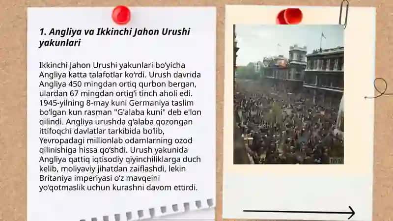 Angliya 1945 yil 1991 yillar oraligʻida 3