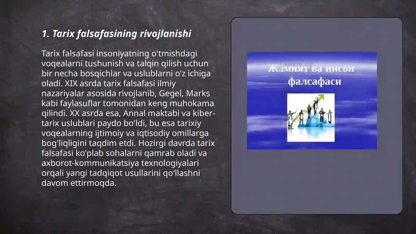Tarix falsafasi svilizatsiya va madanyat 3