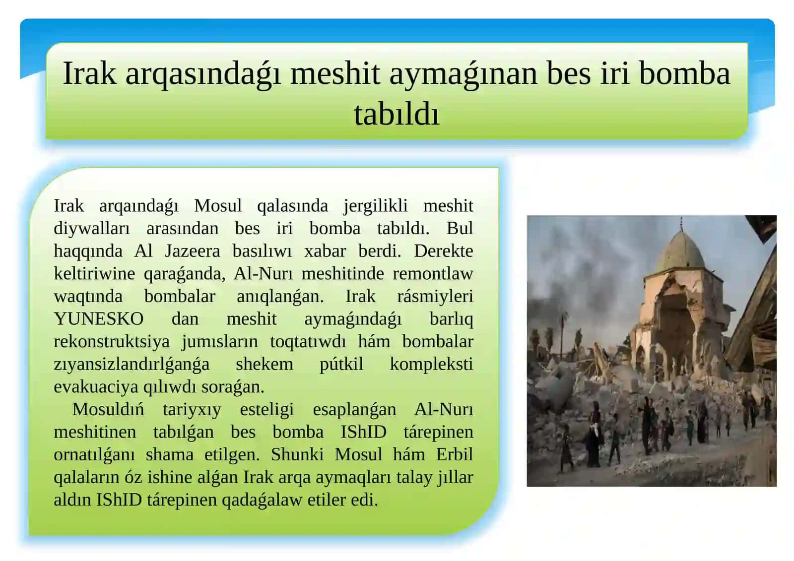 DÚNYA JAŃALÍQLARÍ HÁPTE DAWAMÍNDA 3