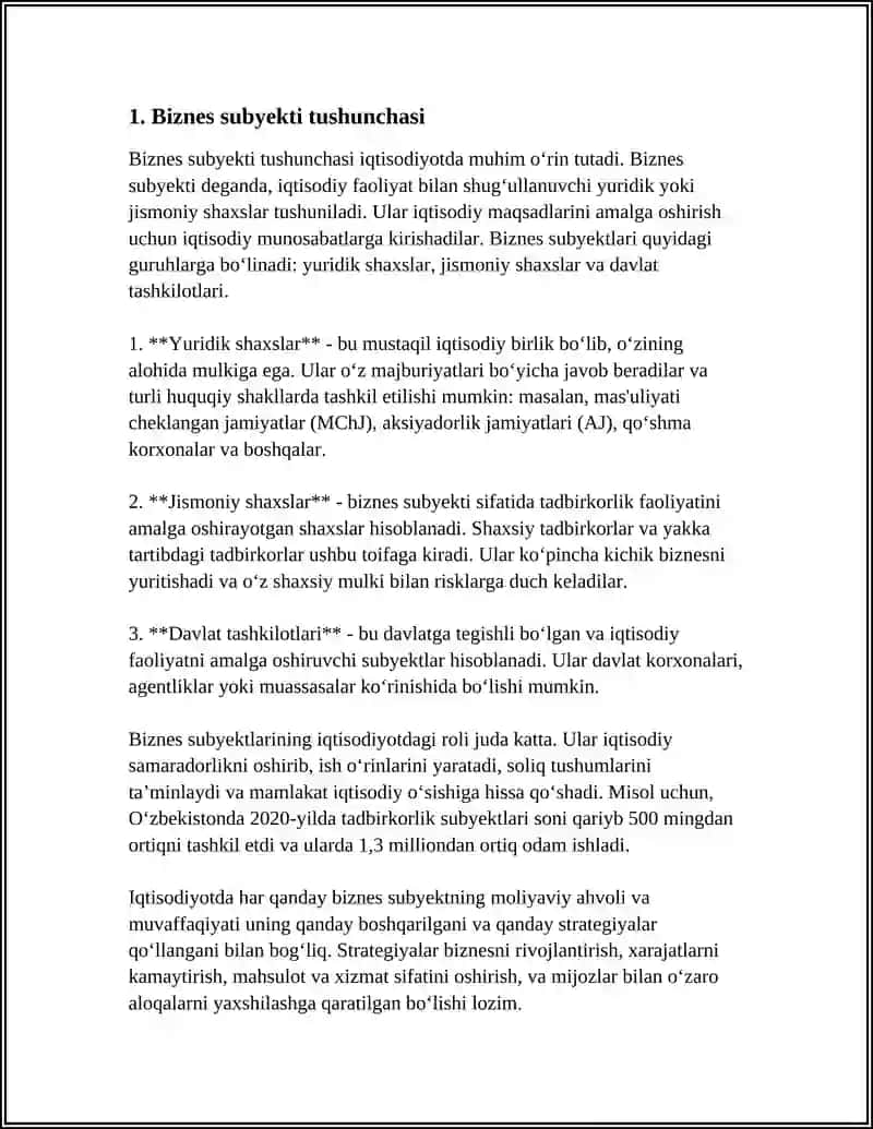 BIZNЕS SUBYЕKTI VА UNING STRUKTURАSI 3