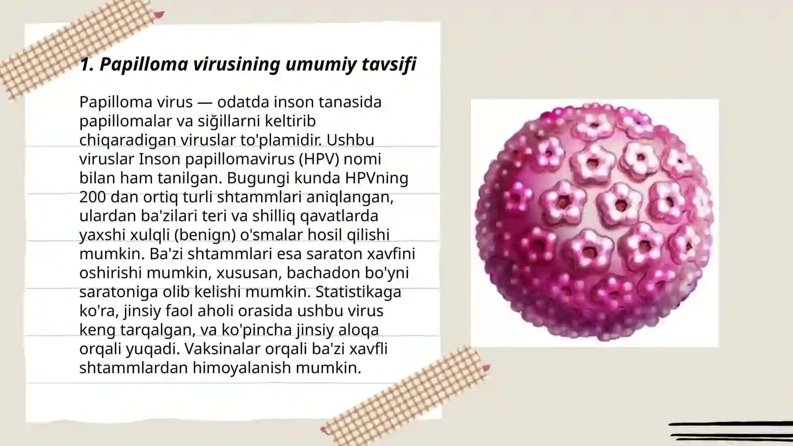 Papilloma viruslarning odam organizmiga tasiri 3